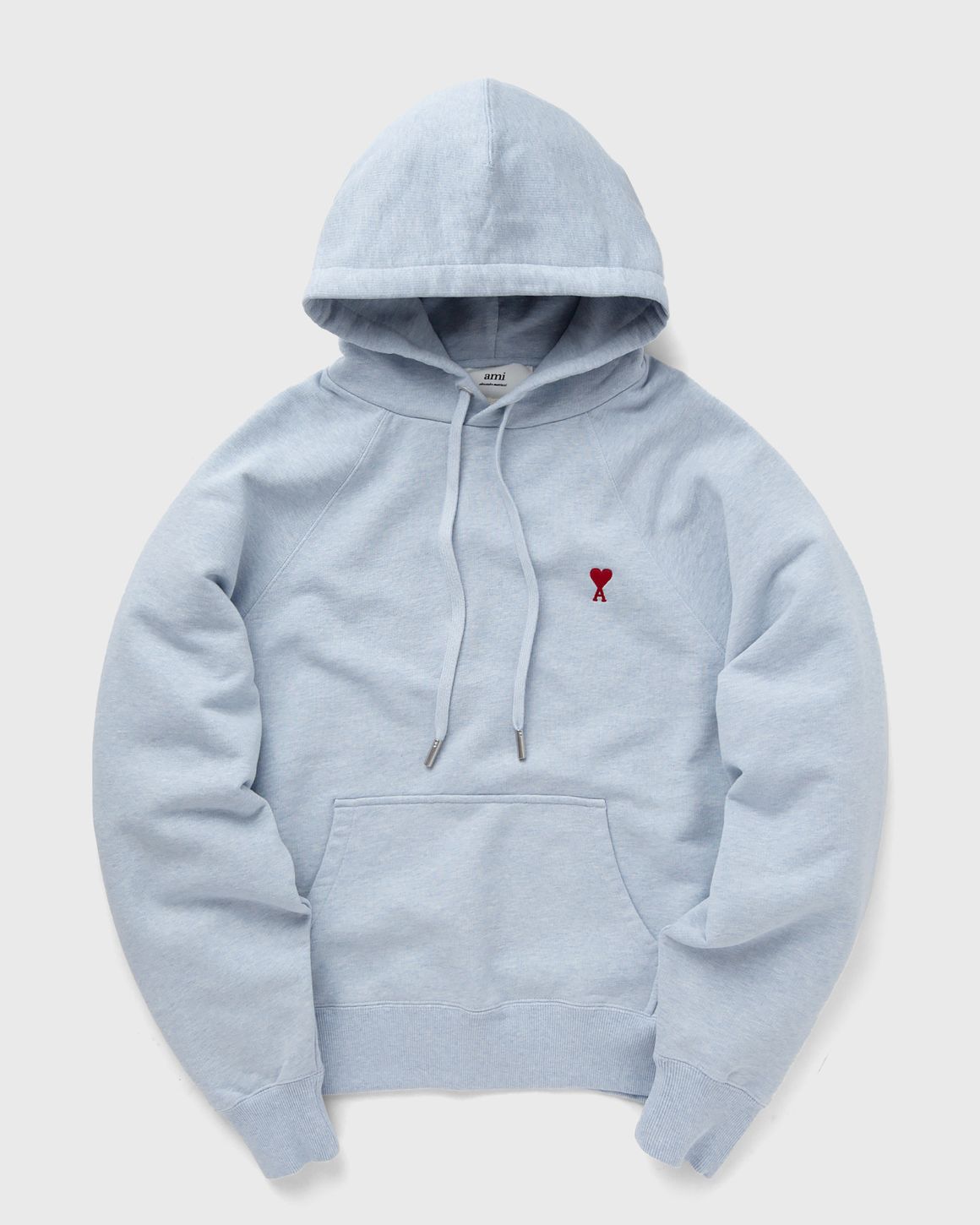 AMI Paris HOODIE AMI DE COEUR Blue | BSTN Store