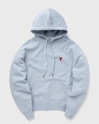 AMI｜HOODIES/SWEATS (USW224 747 4013) AMI Paris Men's Small A Heart Zip Hoodie in Black AMI