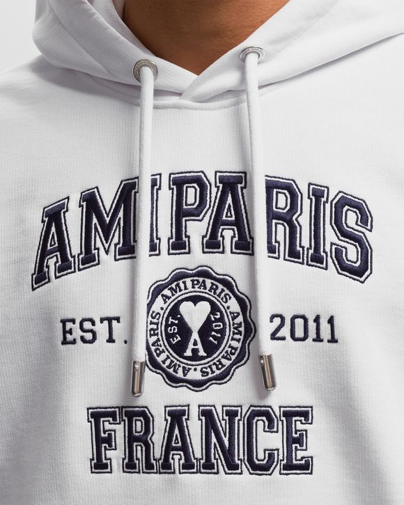 AMI Paris AMI PARIS HOODIE White - WHITE