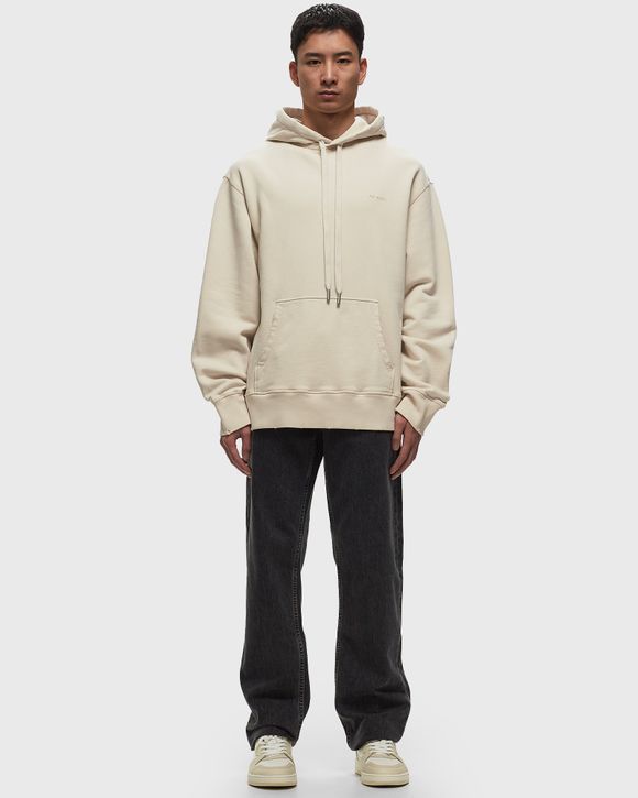 ★関税込★AMI★FADE OUT SWEATSHIRT スウェット★ AMI Paris FADE OUT HOODIE Beige | BSTN Store