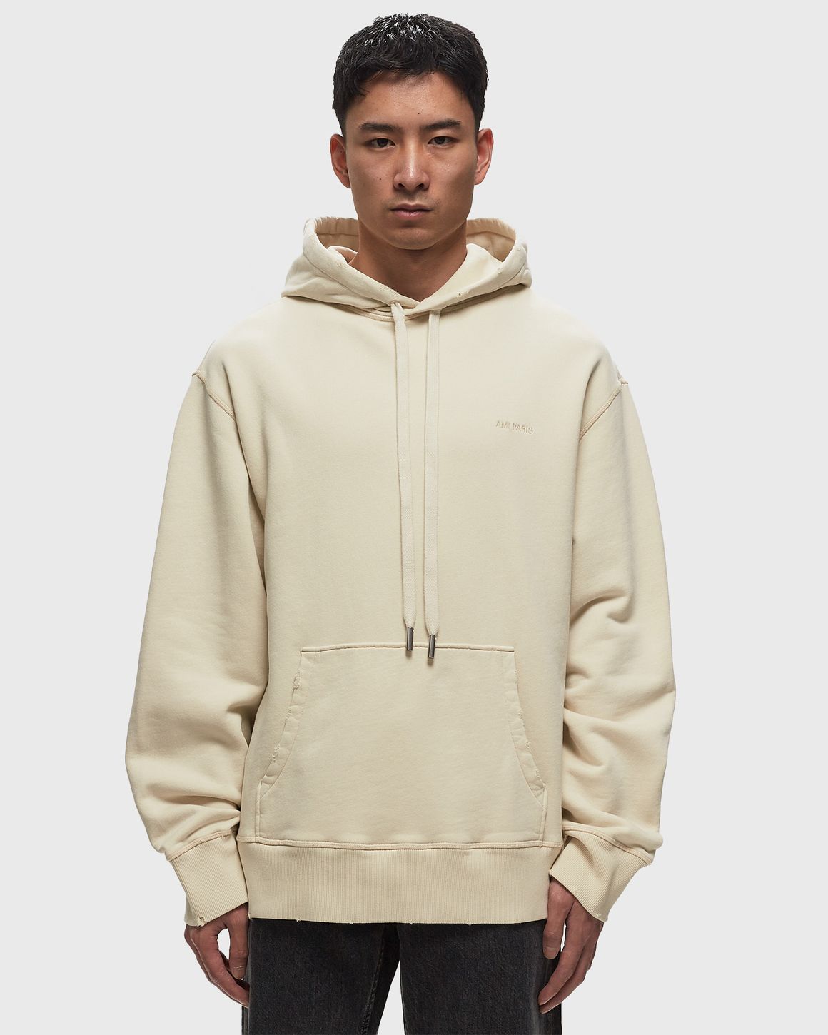AMI(アミ) FADE OUT フーディ [正規品/関税込/送料込] AMI Paris FADE OUT HOODIE Beige | BSTN Store