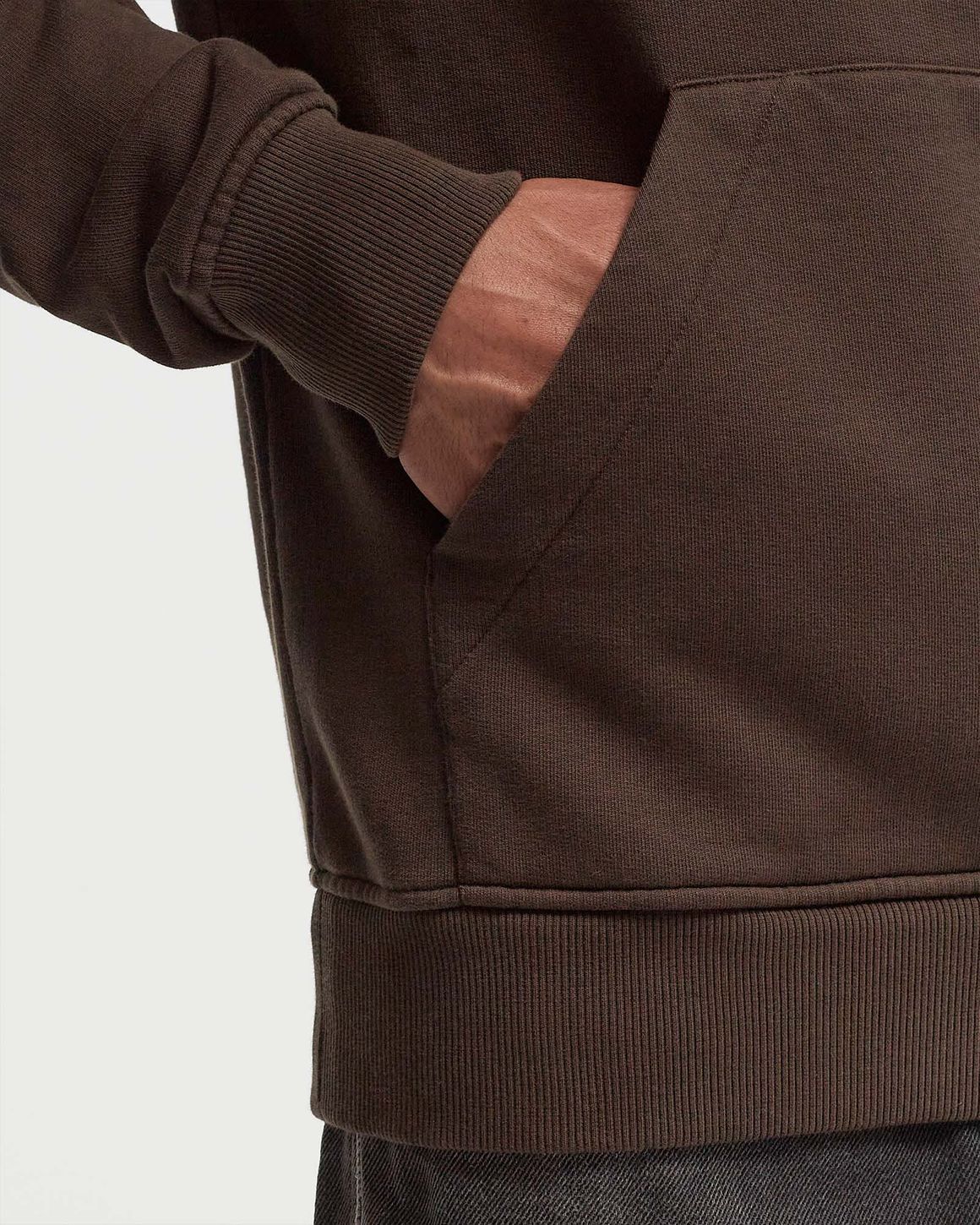 AMI Paris HOODIE AMI DE COEUR ROUGE Brown | BSTN Store