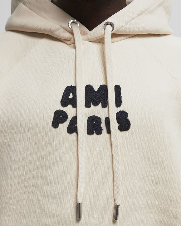 AMI｜HOODIES/SWEATS (USW275 747 136) Sweatshirt AMI Paris | Loose fit | color Cream | Gomez.pl/en