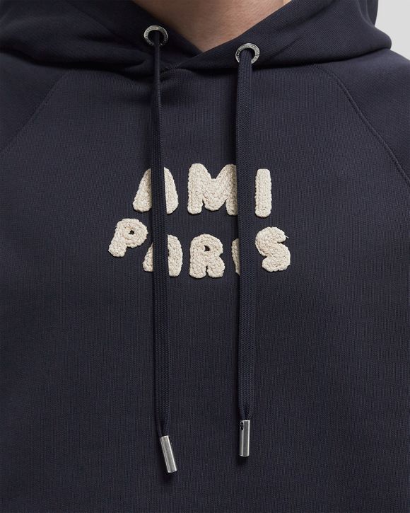 【AMI PARIS】BOXY HOODIE AMI◆USW224747 AMI Paris BOXY HOODIE White | BSTN Store