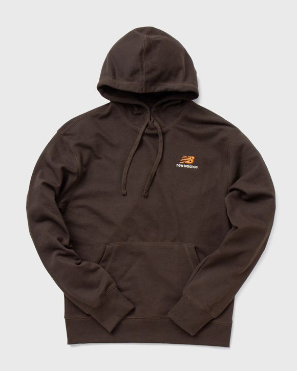 New Balance UNI-SSENTIALS FRENCH TERRY HOODIE Brown | BSTN Store