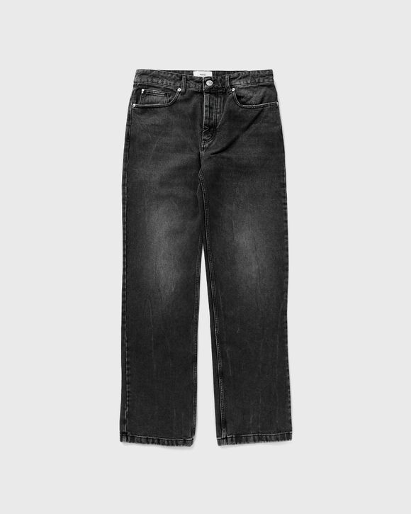 【AMI PARIS】Straight Fit Jeans Used Black Denim AMI Paris Straight Fit Jeans | REVERSIBLE