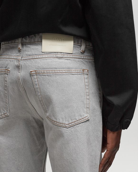 AMI Paris STRAIGHT FIT JEANS Grey | BSTN Store