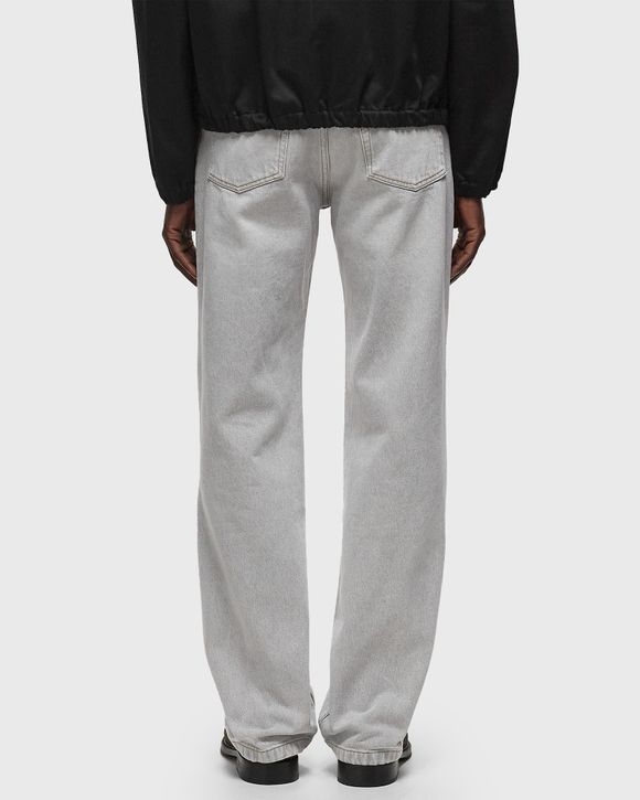 【AMI】 Straight Cut Jeans / Vintage Grey AMI Straight fit jeans - Vintage Grey | Garmentory