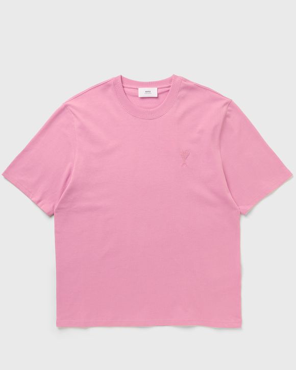 AMI PARIS Tシャツ　ピンク Ami Paris T-shirt With Logo in Pink | Lyst