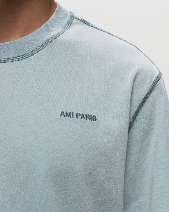 AMI Paris FADE OUT TEE Blue | BSTN Store