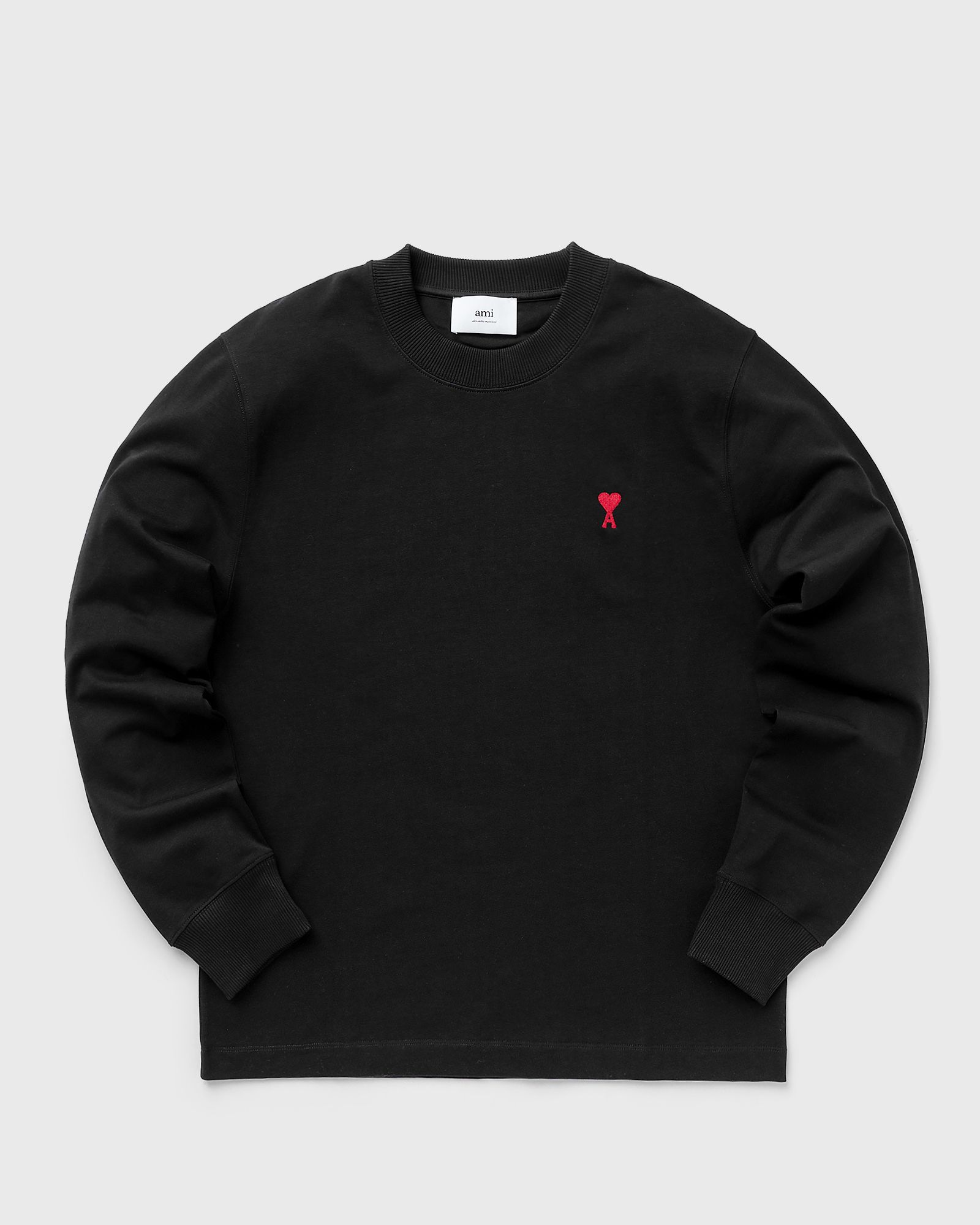 AMI Paris AMI DE COEUR LONGSLEEVE T-SHIRT Black | BSTN Store