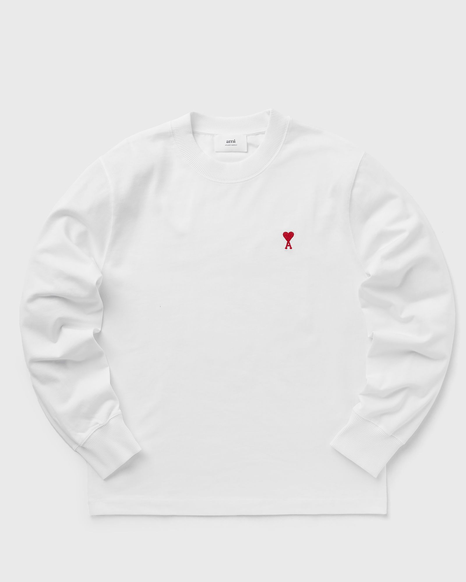 ami paris シャツ 36 AMI Paris AMI DE COEUR LONGSLEEVE T-SHIRT White | BSTN Store