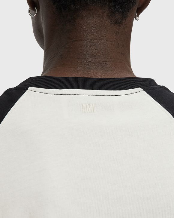 SHORT SLEEVES BOXY FIT TEESHIRT WITH AMI DE COEUR KNITTED PATCH