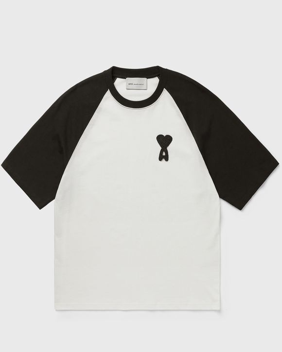 SHORT SLEEVES BOXY FIT TEESHIRT WITH AMI DE COEUR KNITTED PATCH