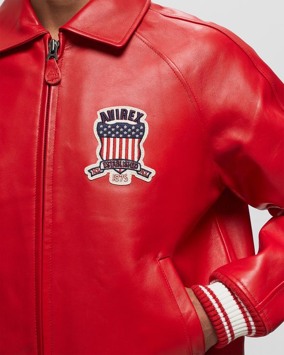 Avirex Icon Jacket Red | BSTN Store