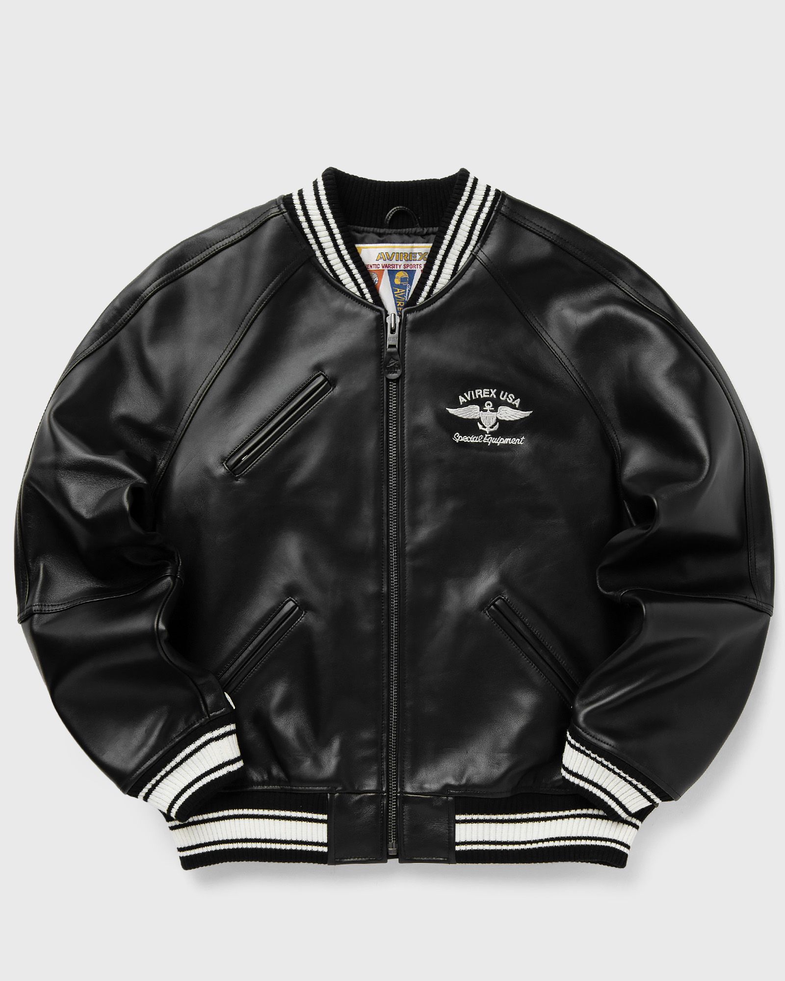 【限定値下げ】AVENCHUMU stadium jacket ブラック Avirex Stadium Jacket Black | BSTN Store