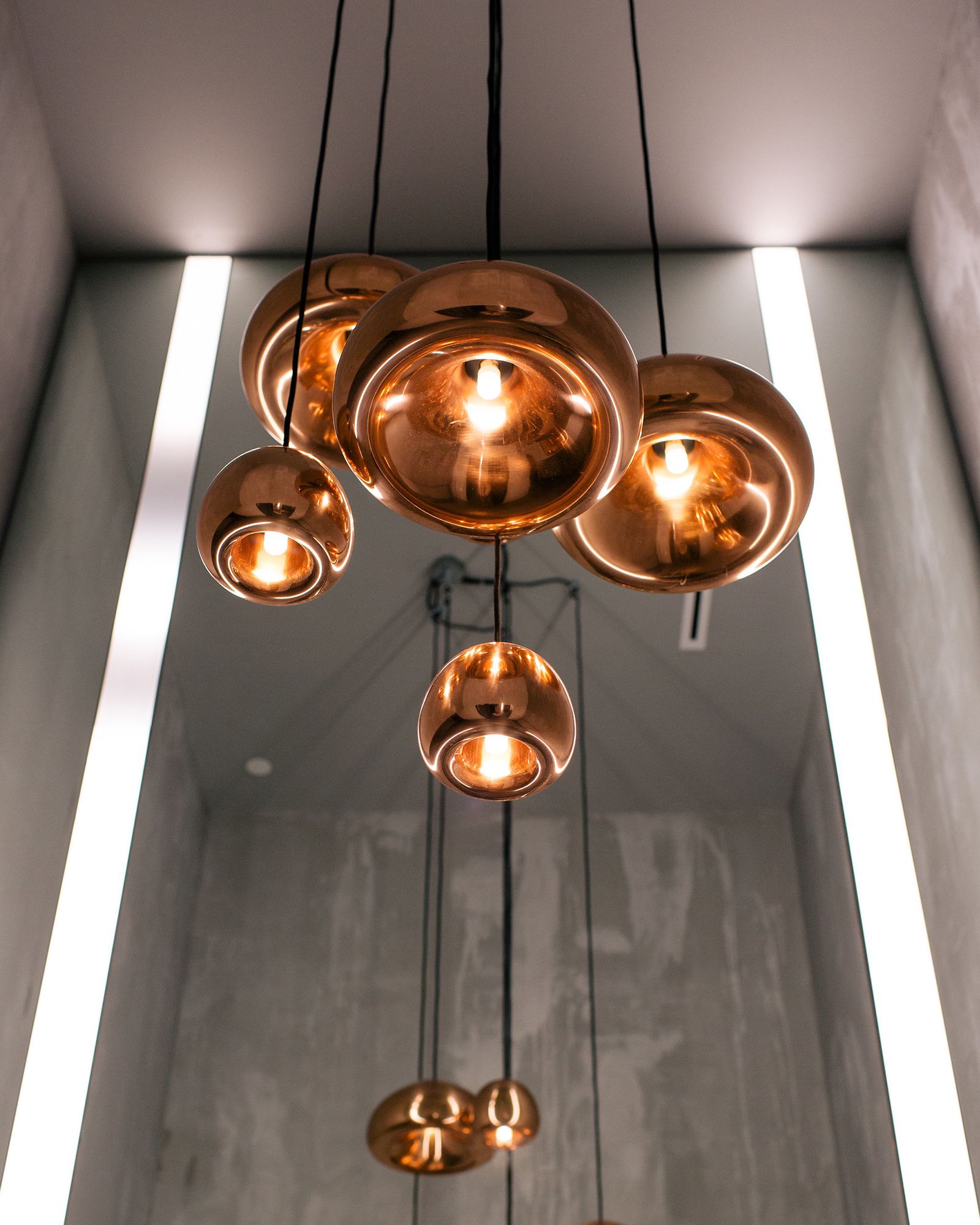 Void Pendant Mini Copper LED CB-CCC