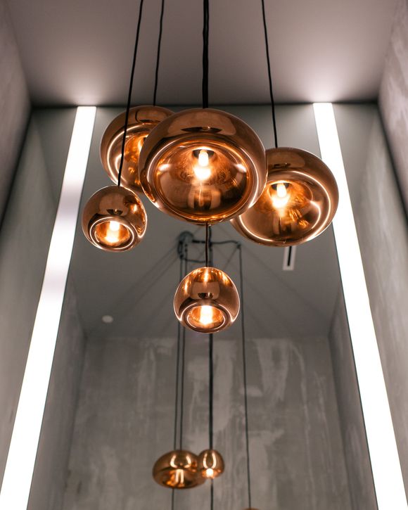 Void Pendant Mini Copper LED CB-CCC