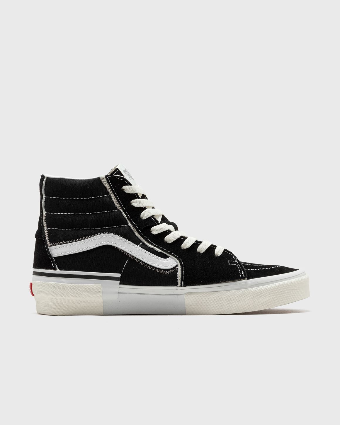 国内配送 VANS SK8-HI RECONSTRUCT NAVY /WHITE VANS SK8-Hi Reconstruct | Midnight blue Men's Sneakers | YOOX