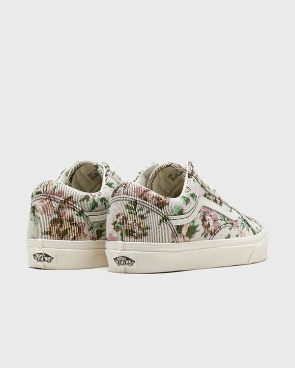 Vans old skool hot sale cream floral sneakers