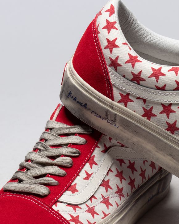 Vans VANS VAULT X BIANCA CHANDON OLD SKOOL LX Red - BIANCA CHANDON STRESSED  RED/WHITE