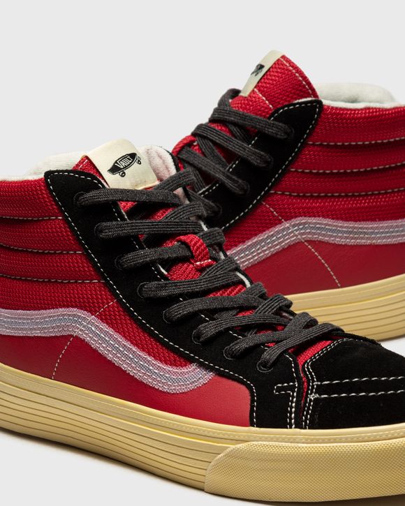 Vans UA SK8 Hi Notchback Split VR3 LX Red VINTAGE SPORT BLACK RED