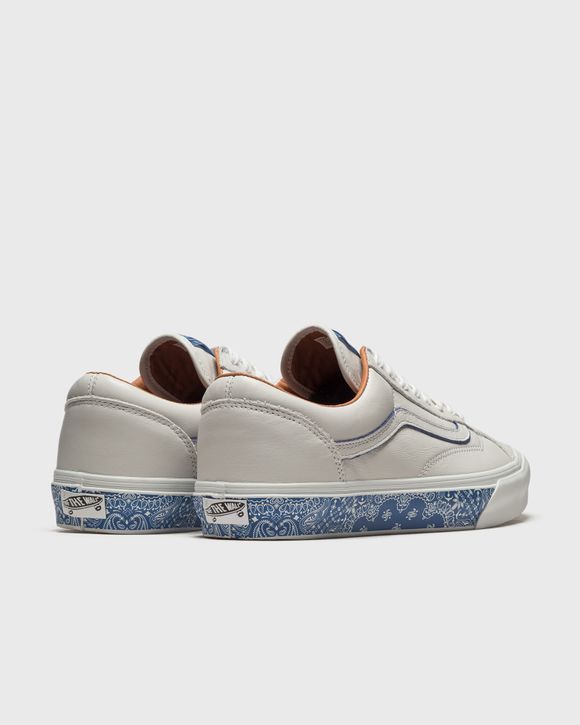 Vans old skool hot sale vintage white indigo