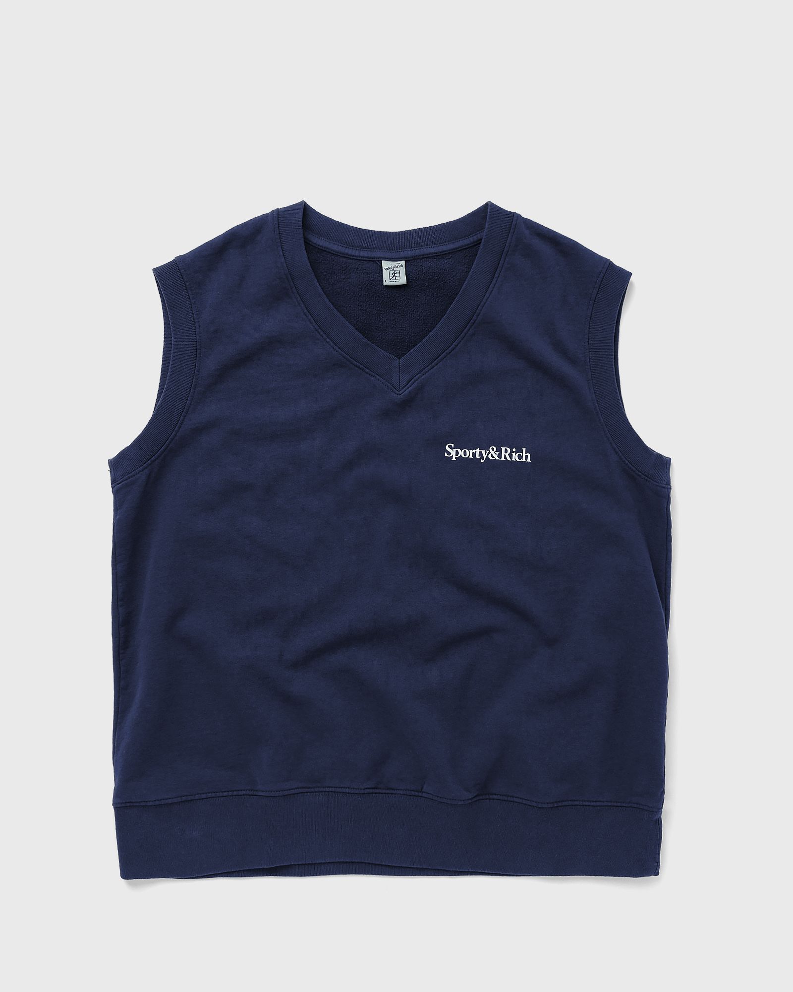 SERIF LOGO V-NECK VEST
