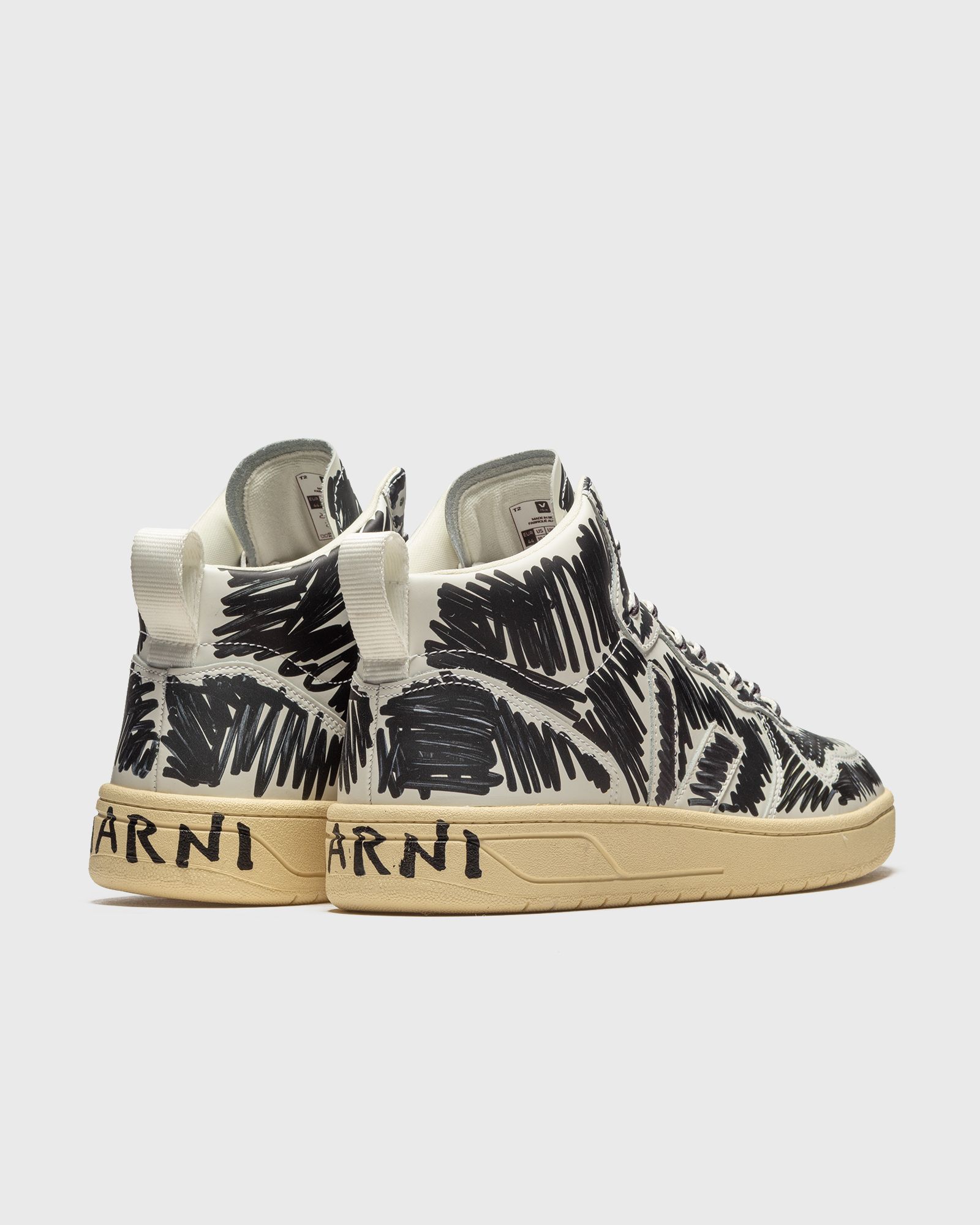 V-15 LEATHER VEJA x MARNI FULL BLACK