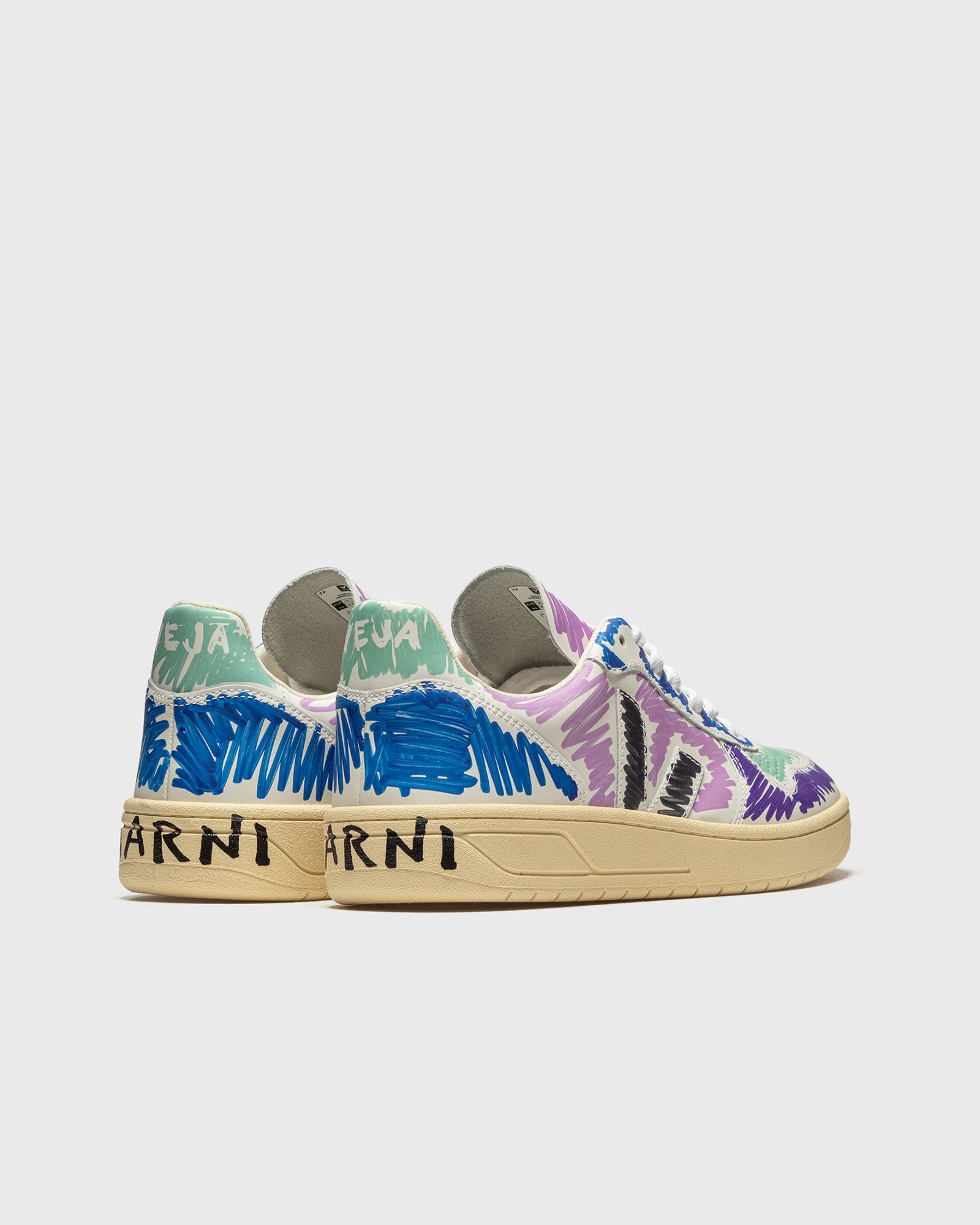 V-10 LEATHER VEJA x MARNI ORCHID BLACK