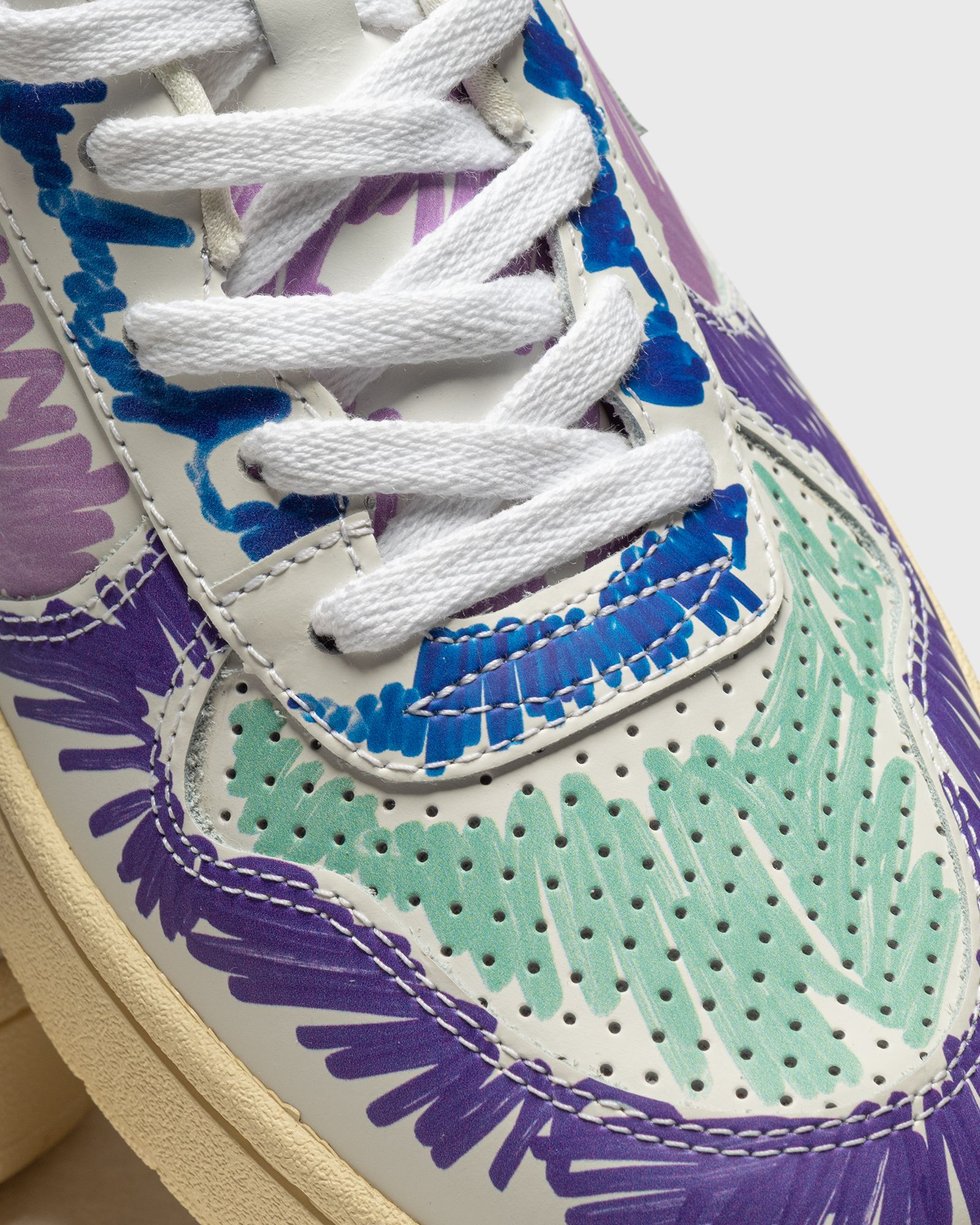 V-10 LEATHER VEJA x MARNI ORCHID BLACK