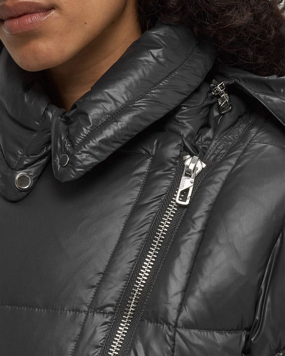 Ganni Shiny Nylon Puffer Jacket Black | BSTN Store