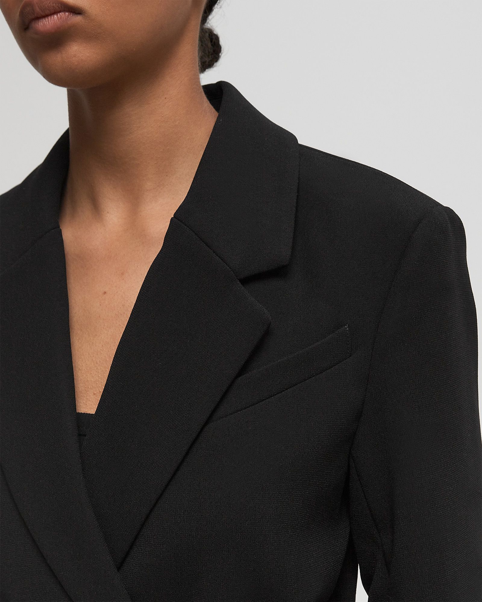 Bonded Crepe Blazer