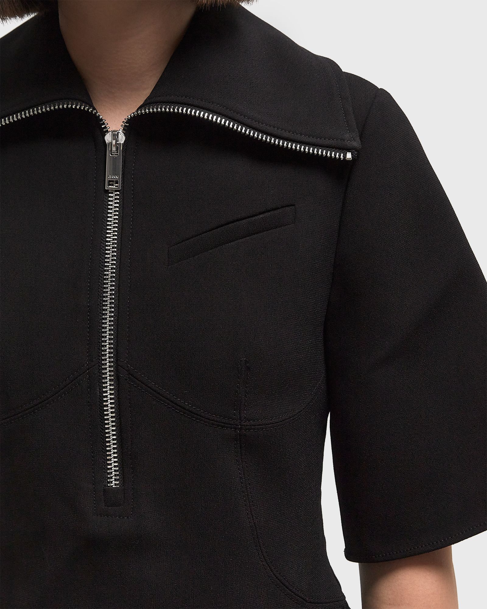 Bonded Crepe Mini Dress