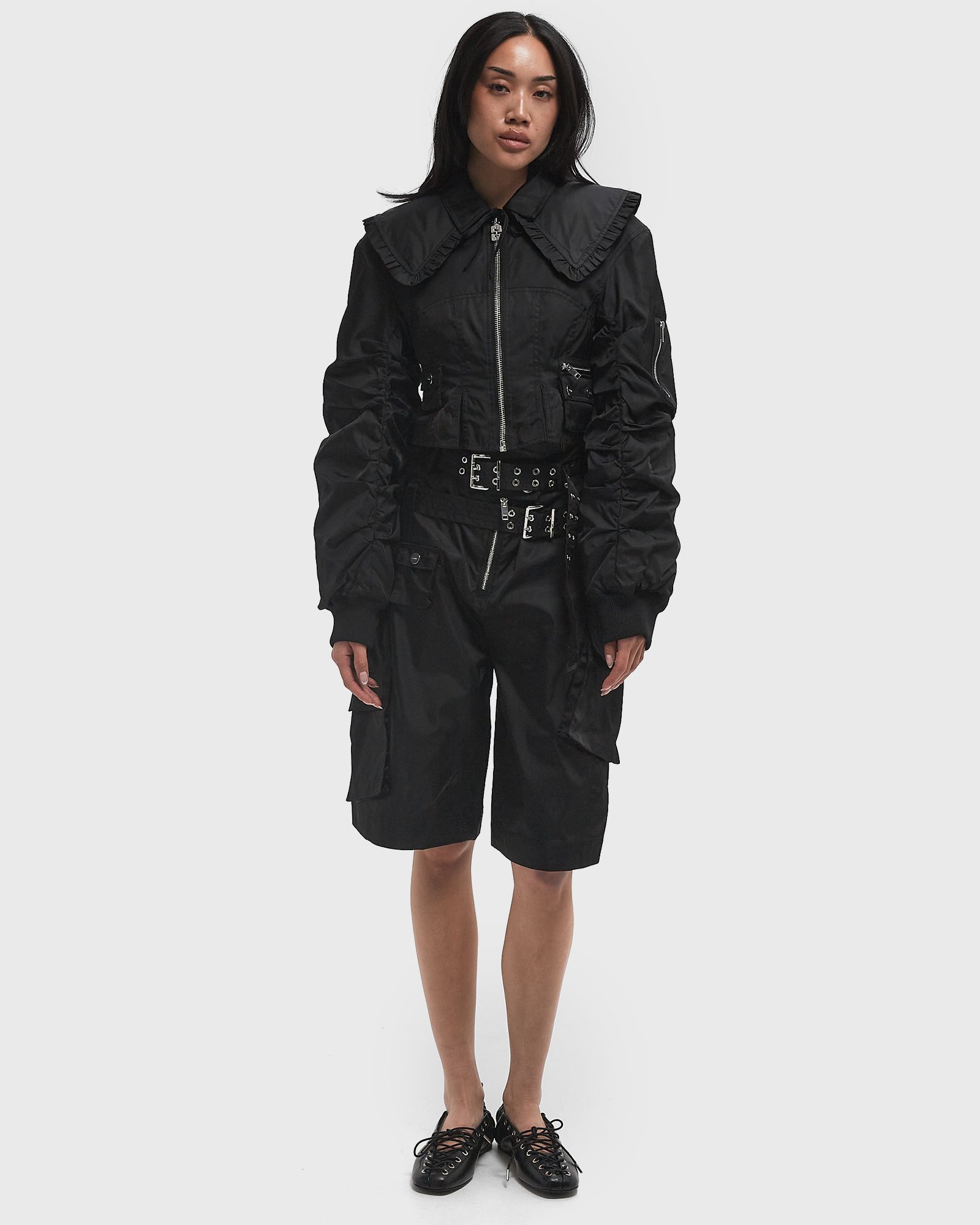 Duchesse Nylon Fitted Jacket