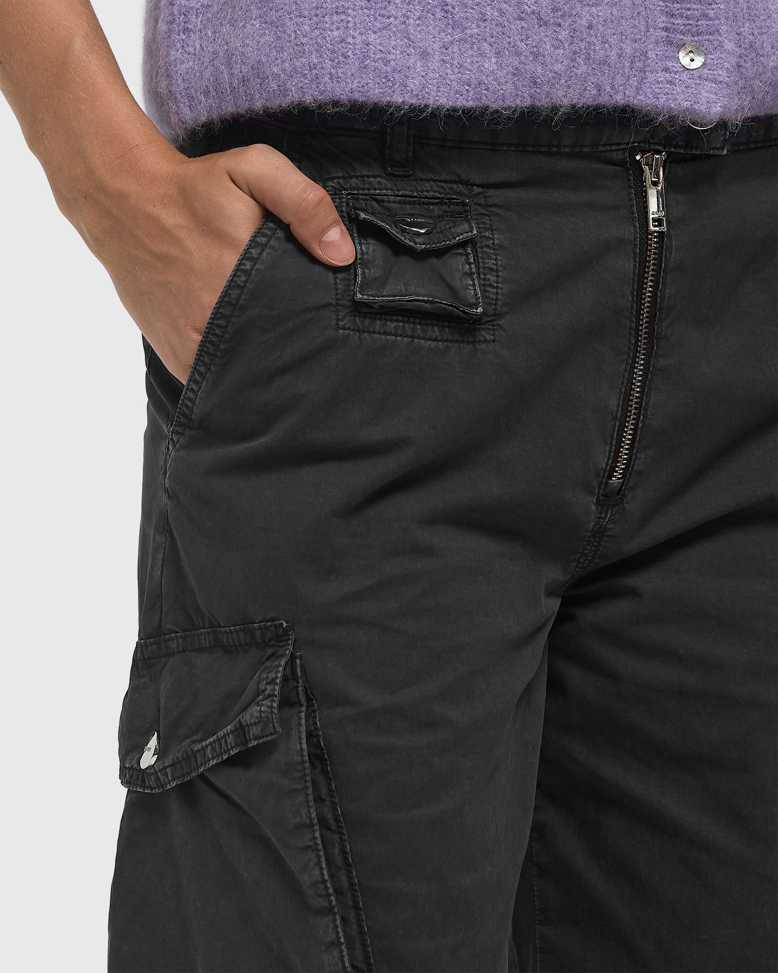 Washed Cotton Twill Pants