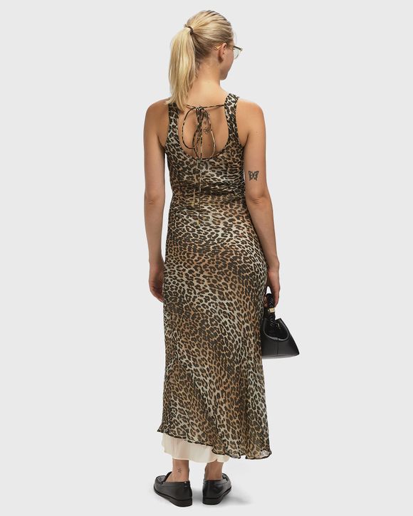 Printed Viscose Chiffon Maxi Dress