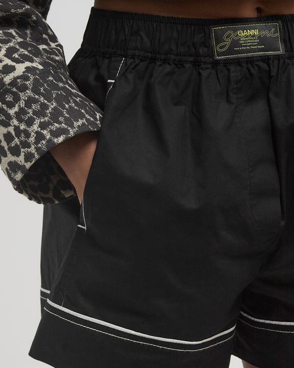 Cotton Poplin Elasticated Shorts