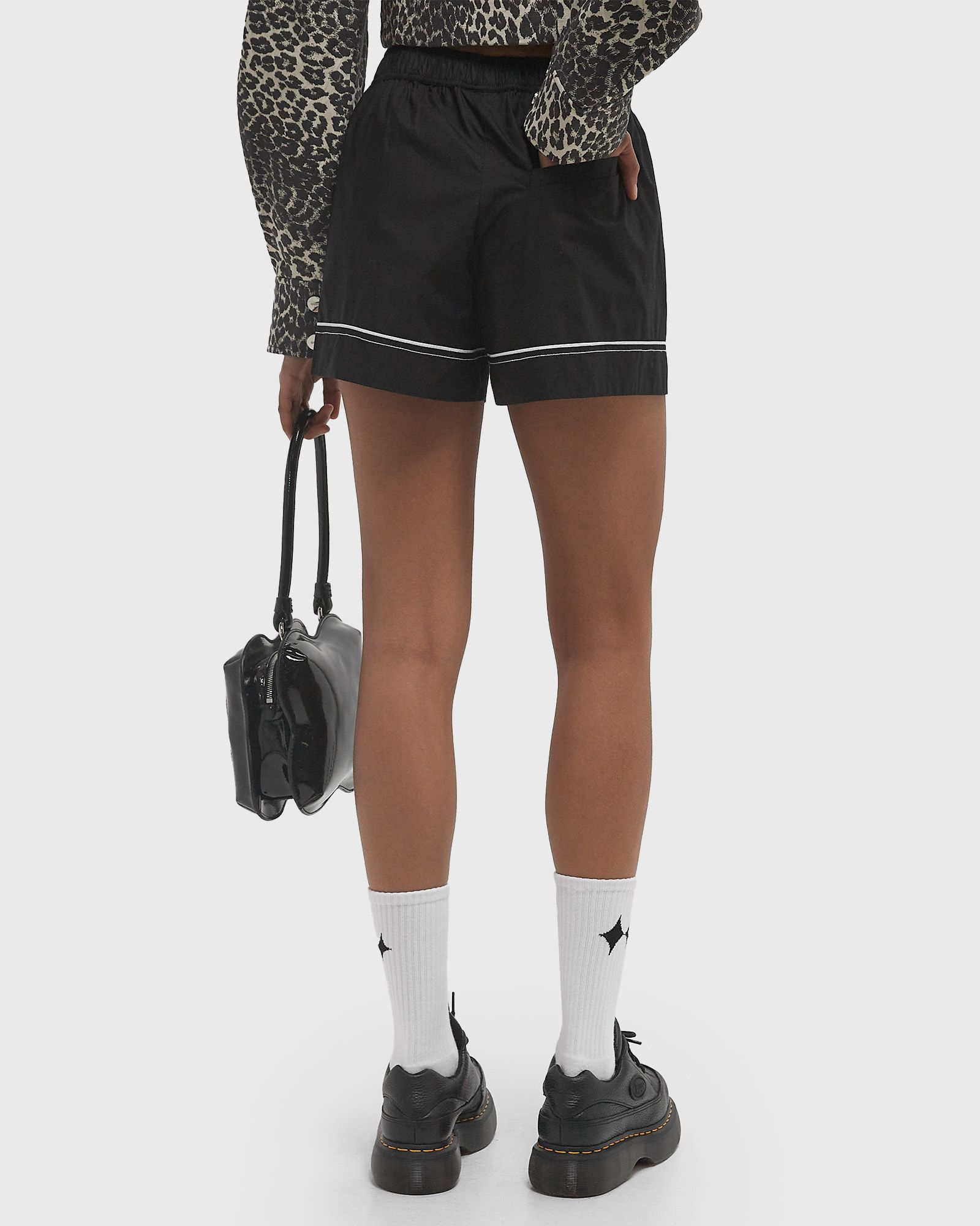 Cotton Poplin Elasticated Shorts