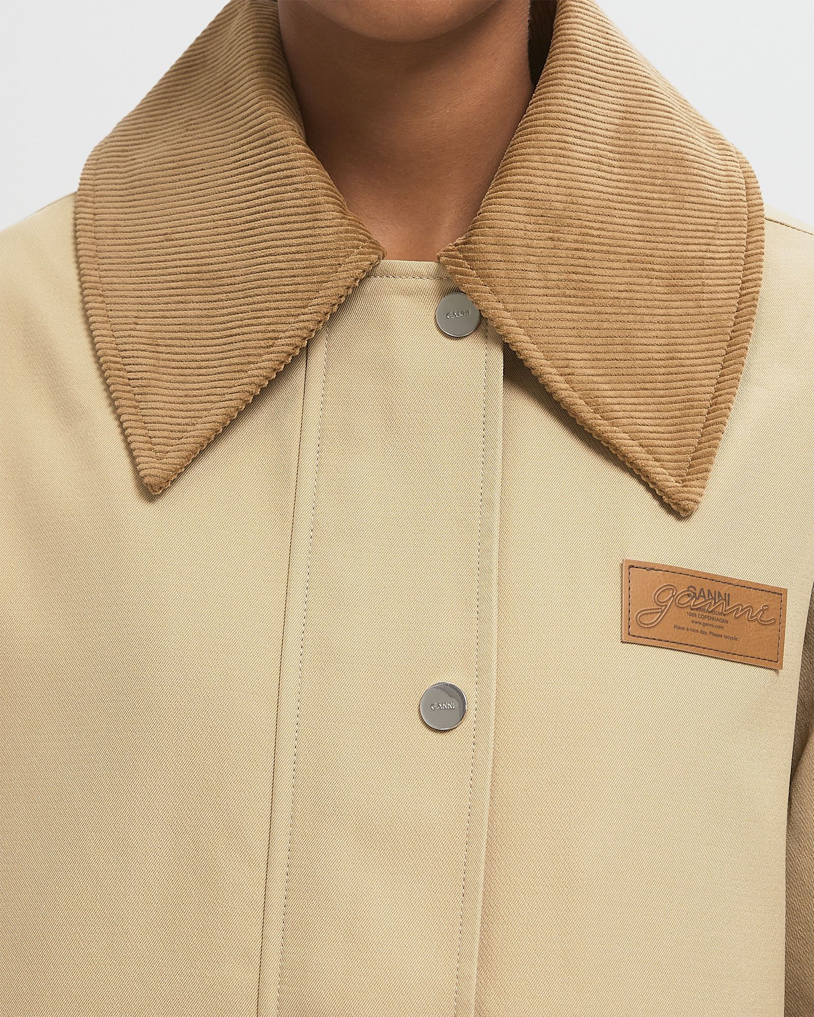 Heavy Twill Midi Jacket