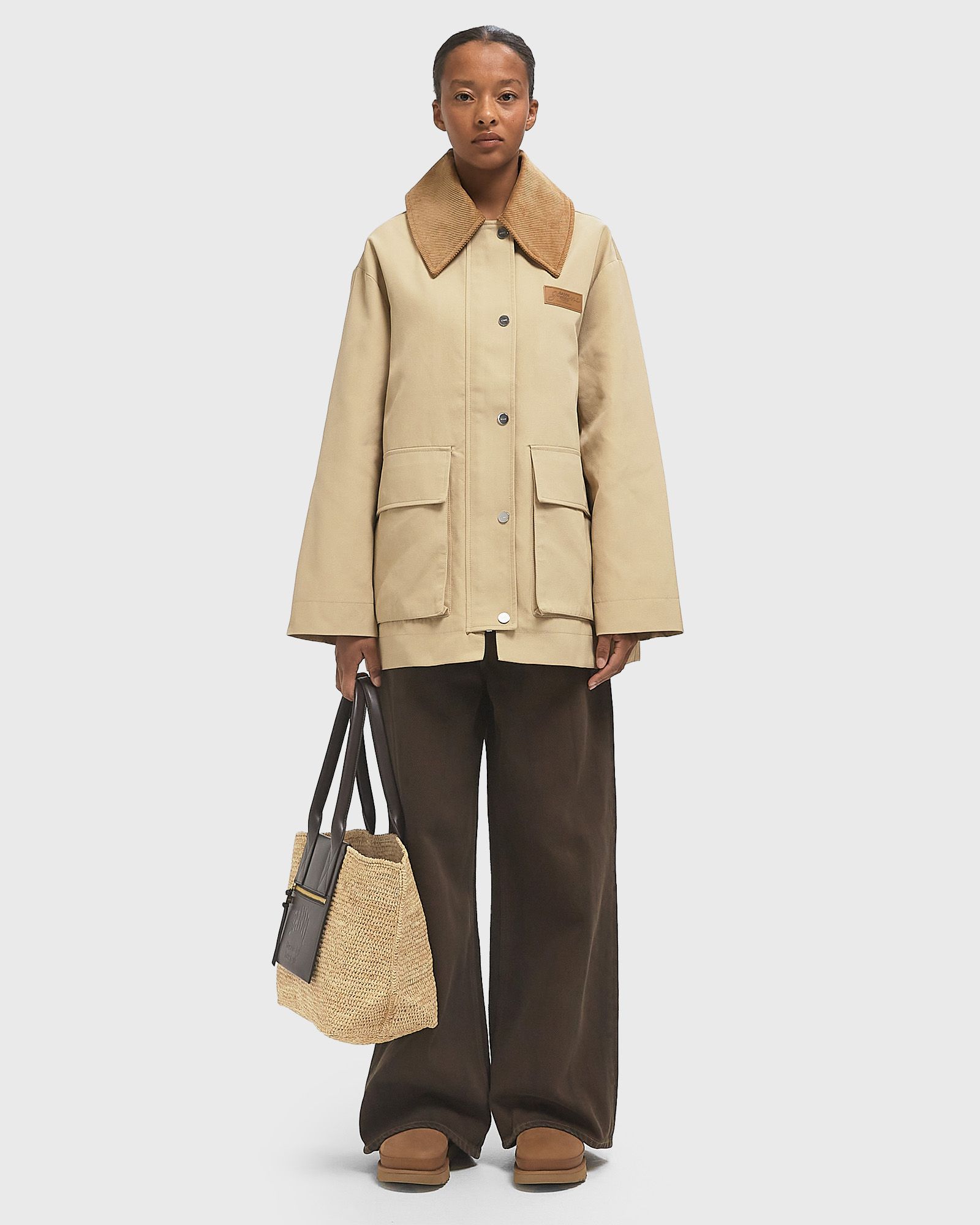 Heavy Twill Midi Jacket