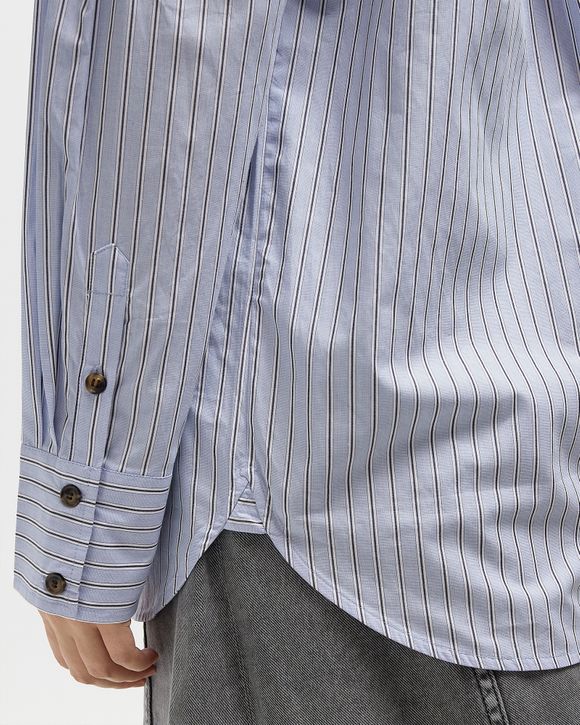 Stripe Cotton Oversized Shirt