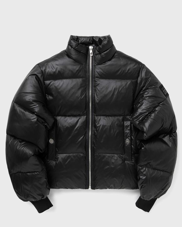 Shiny Nylon Short Puffer Jacket