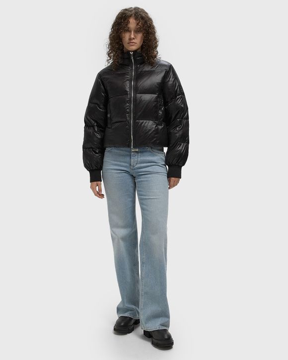 Thumbnail - Shiny Nylon Short Puffer Jacket