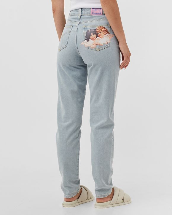 Angel store patch jeans