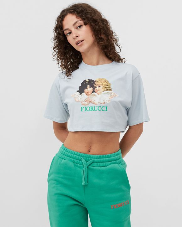 FIORUCCI☆VINTAGE ANGELS CROP Tシャツ 2色 関税送料込み Fiorucci Vintage Angels Cropped Tee White Shortsleeves Fiorucci