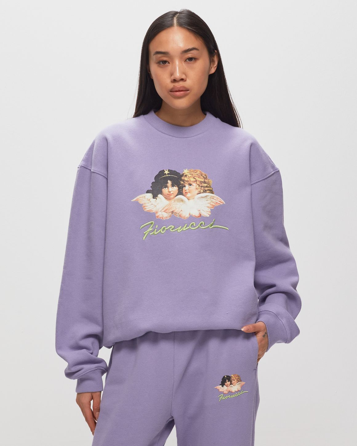 【GRAVER】24SS★ OF Angel Flower Sweatshirt Designer fashion, Seoul-fully created | W Concept