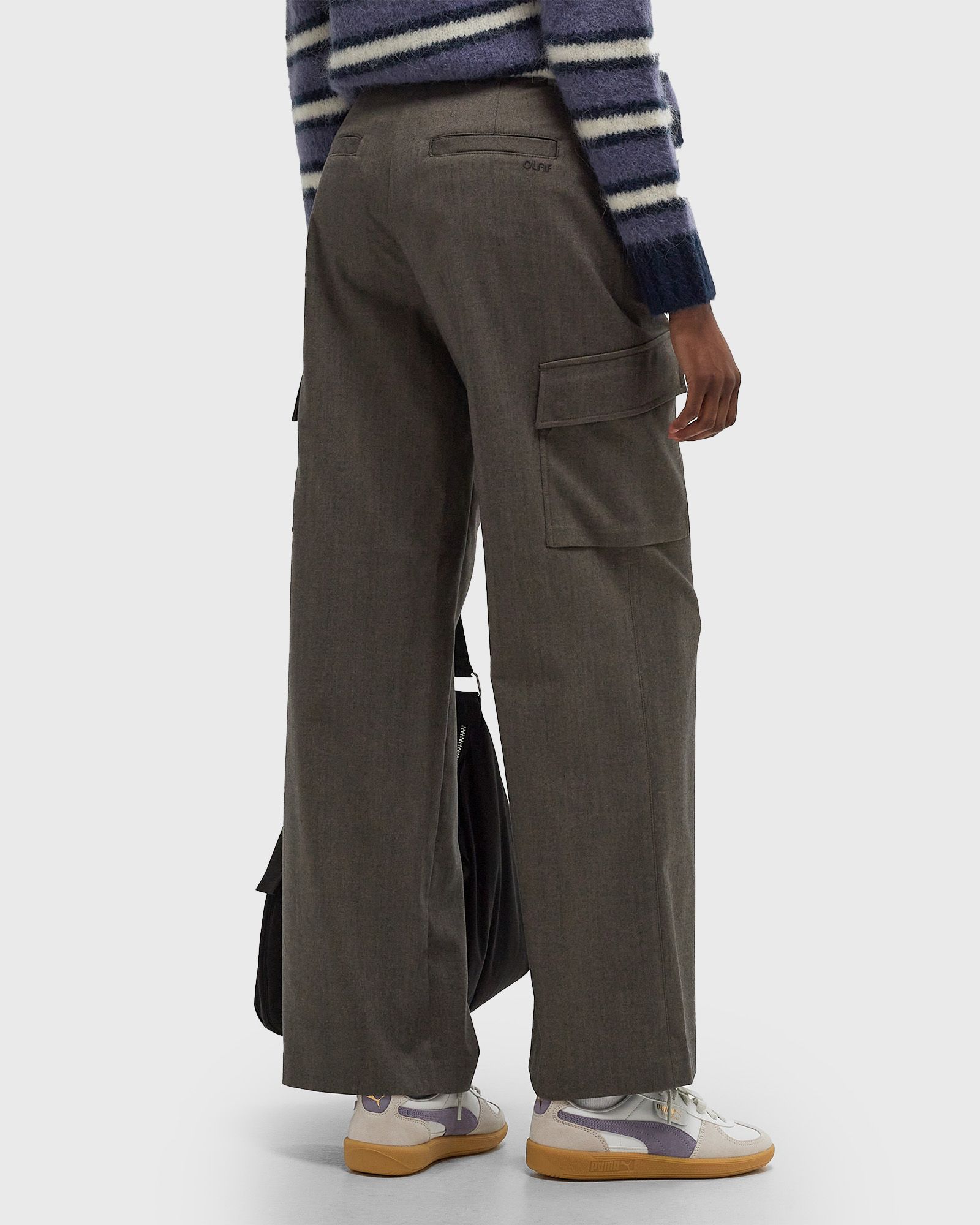 HERRINGBONE CARGO PANTS