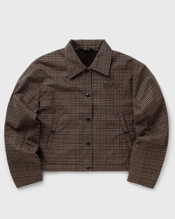 CHECK CROPPED JACKET