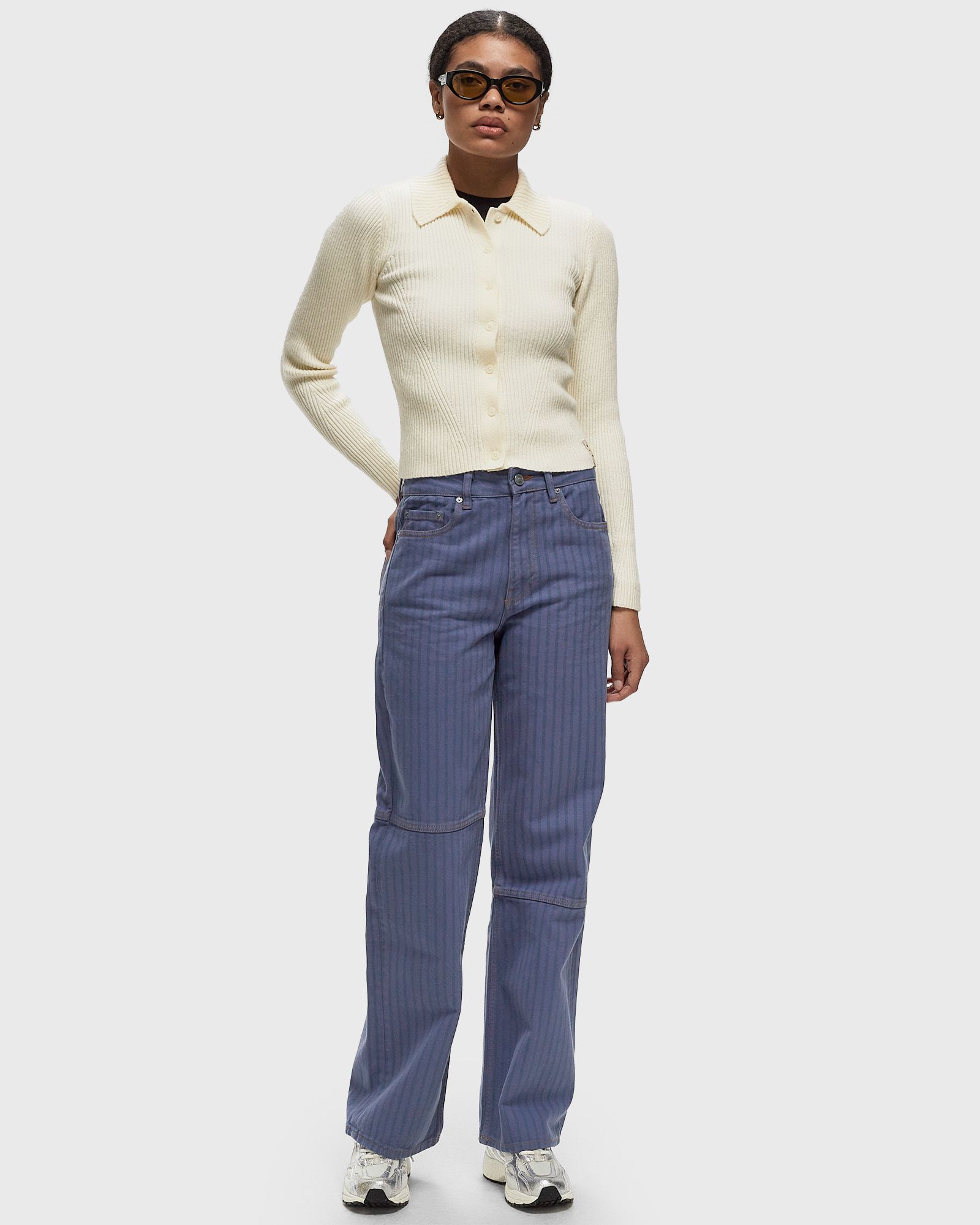 MERINO RIBBED KNIT CARDIGAN